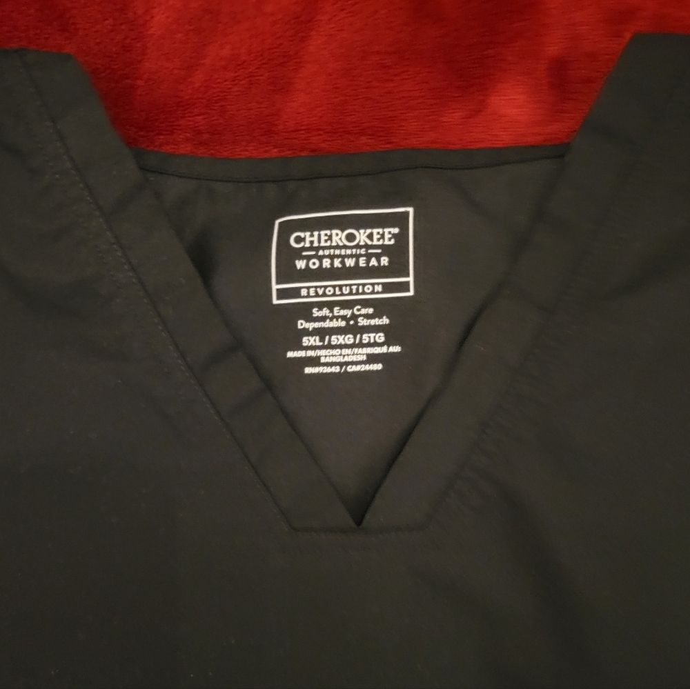Cherokee WW Revolution V-Neck Scrub  Top, WW620, Sz. 5X